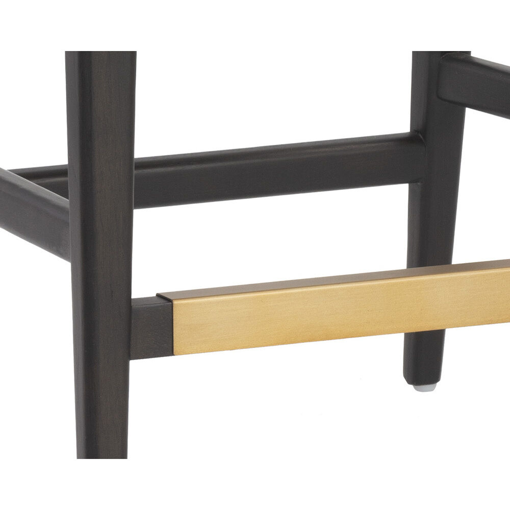 Keagan 36.5 inch Shalimar Tobacco Leather Counter Stool